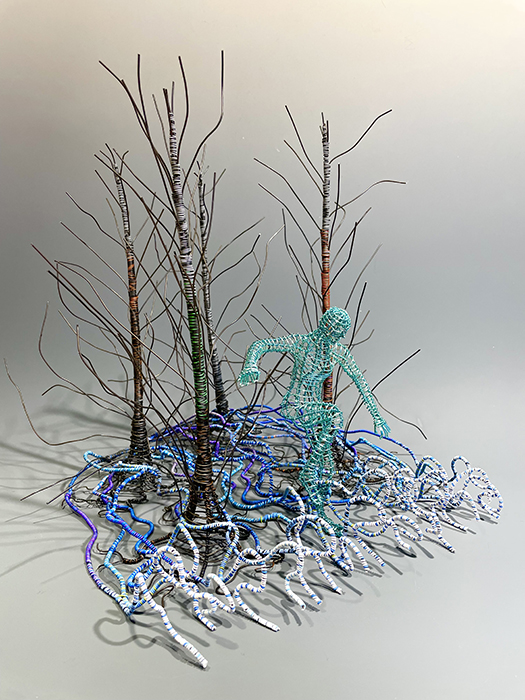 Chris Wooten Art, Tacoma Washington, Unique Materials, Unique Art